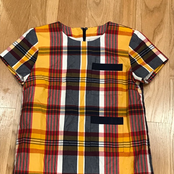 Brooks Brothers Black Fleece Plaid Shift Dress - FIRM - Picture 5 of 7